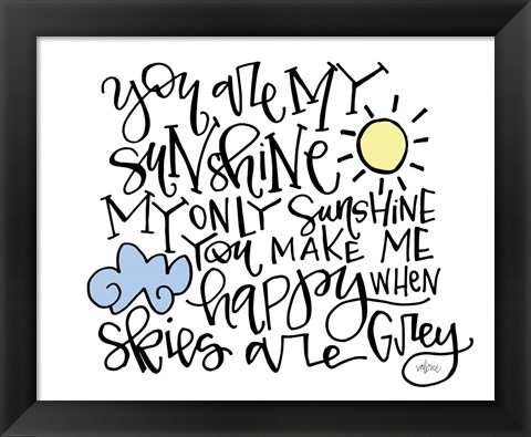 Framed Sunshine Print