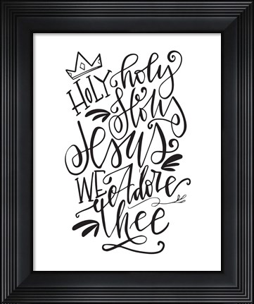 Framed Holy Night Print