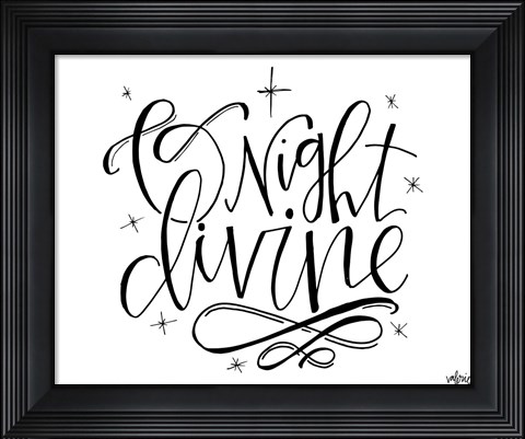Framed O Night Divine Print