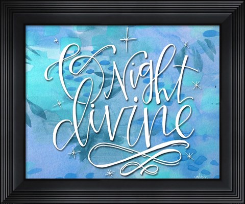 Framed O Night Divine Print
