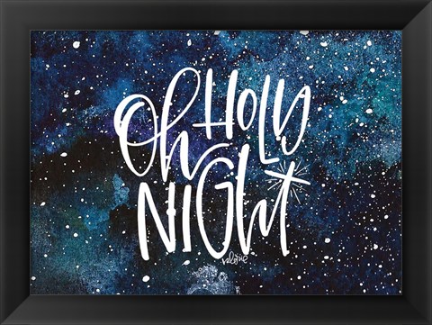 Framed Oh Holy Night Print