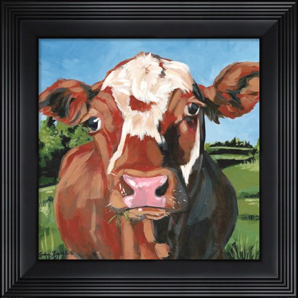 Framed Henry the Hereford Print