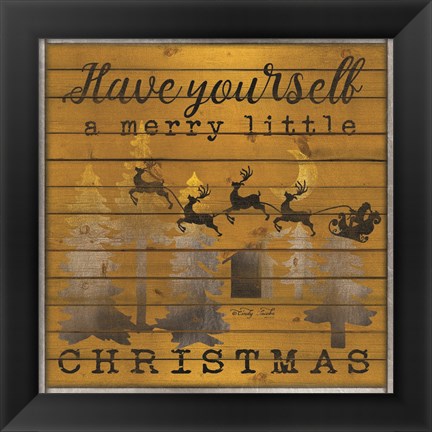 Framed Have Yourself a Merry Little Christmas Print