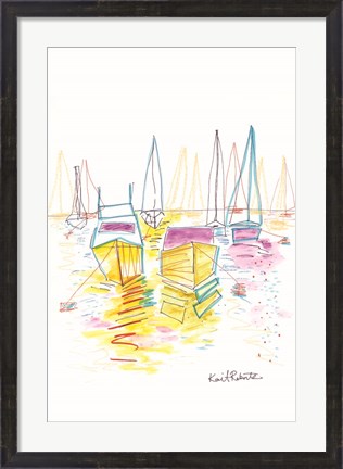 Framed Lake Day is Done Print