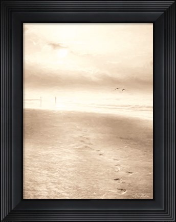 Framed Bleached Sunrise Print