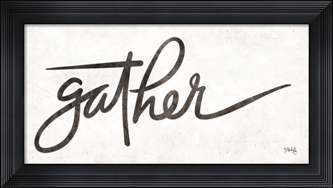 Framed Gather Print