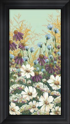 Framed Floral Field Day Print