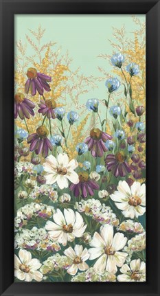 Framed Floral Field Day Print