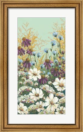 Framed Floral Field Day Print