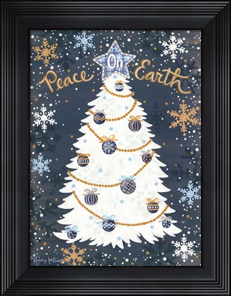 Framed Snowy Christmas Print