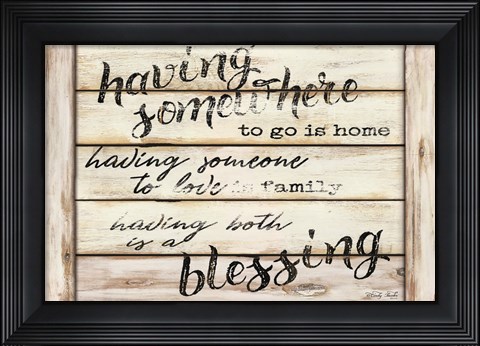 Framed Blessing Print