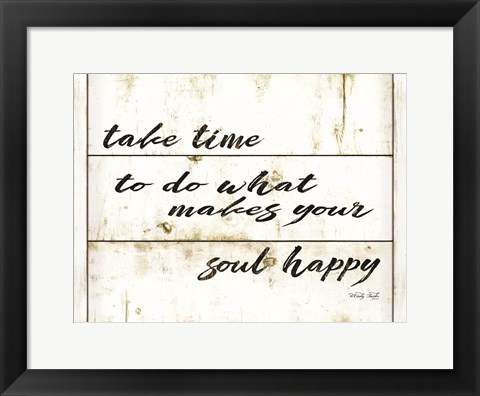 Framed Soul Happy Print