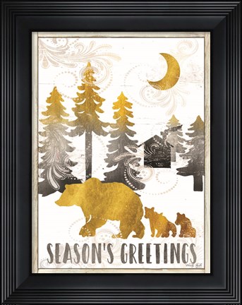 Framed Season&#39;s Greetings Print