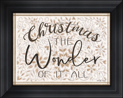 Framed Christmas the Wonder of It All Print
