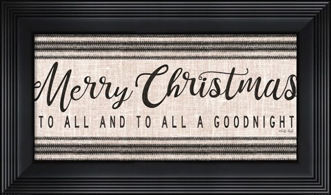 Framed Merry Christmas Print