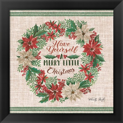 Framed Have Yourself a Merry Little Christmas Print