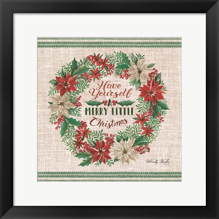 Framed Have Yourself a Merry Little Christmas Print