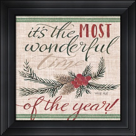 Framed It&#39;s the Most Wonderful Time of the Year Print