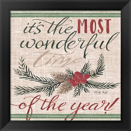 Framed It&#39;s the Most Wonderful Time of the Year Print