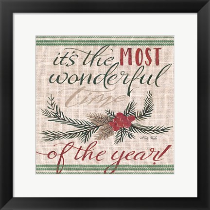 Framed It&#39;s the Most Wonderful Time of the Year Print