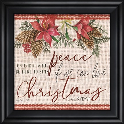Framed Peace on Earth Print