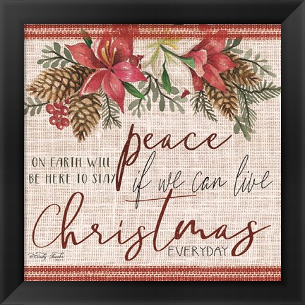 Framed Peace on Earth Print