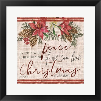 Framed Peace on Earth Print