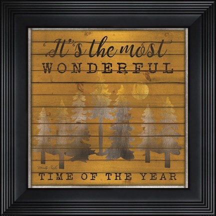 Framed It&#39;s the Most Wonderful Time of the Year Print