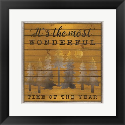 Framed It&#39;s the Most Wonderful Time of the Year Print