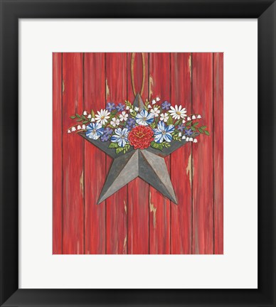 Framed Barn Star Print