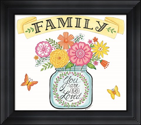 Framed You Are So Loved Print