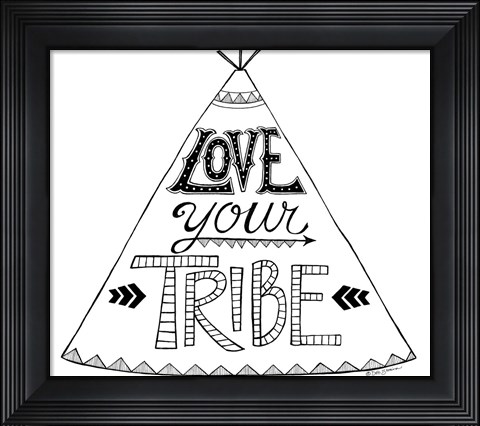 Framed Love Your Tribe Print