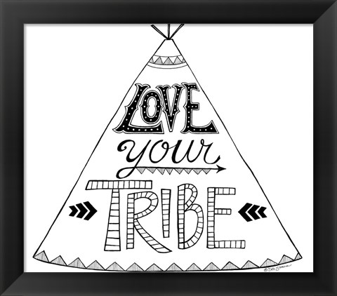 Framed Love Your Tribe Print