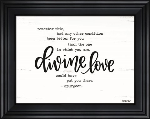 Framed Divine Love Print