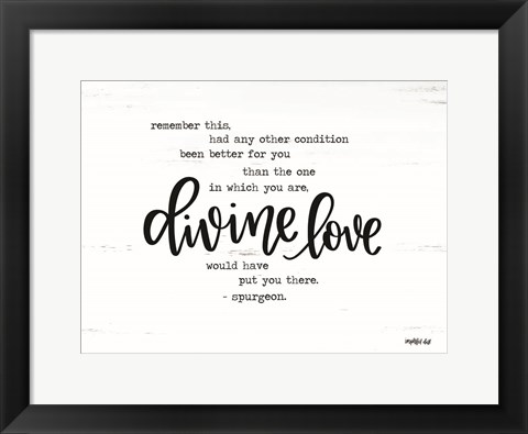 Framed Divine Love Print