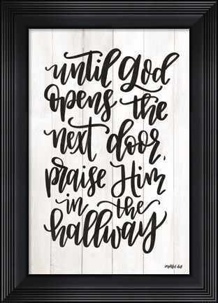 Framed Praise Him Print