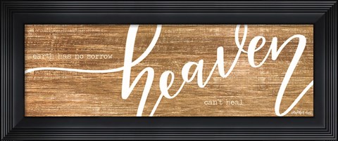 Framed Heaven Print