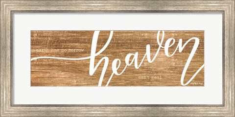 Framed Heaven Print