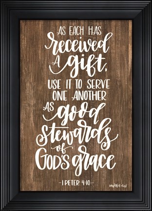 Framed Use Your Gift Print