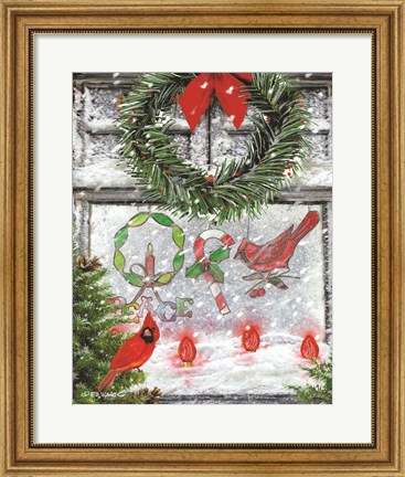 Framed Christmas Peace Print