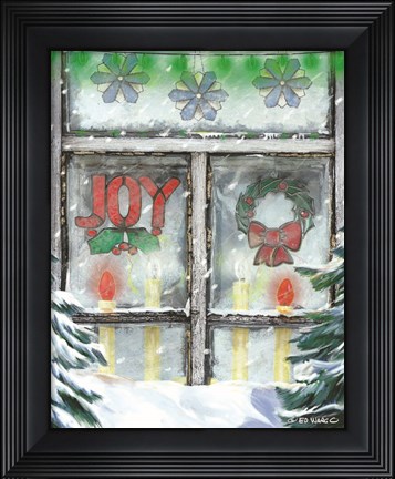 Framed Christmas Joy Print