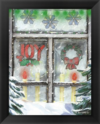 Framed Christmas Joy Print