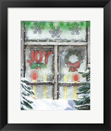 Framed Christmas Joy Print