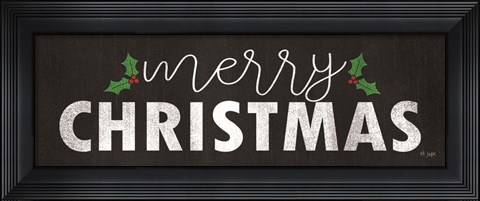 Framed Merry Christmas Print