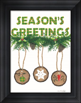 Framed Season&#39;s Greetings Print