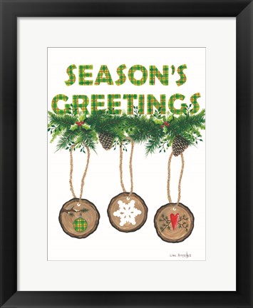 Framed Season&#39;s Greetings Print