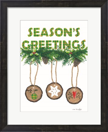 Framed Season&#39;s Greetings Print