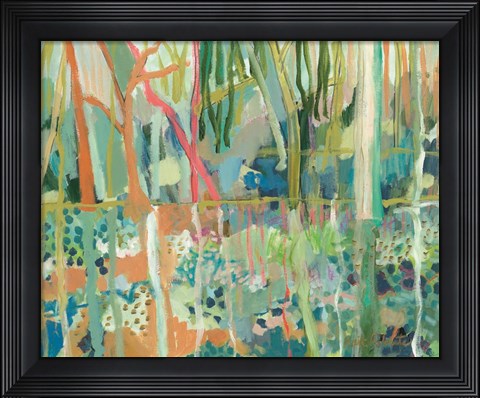 Framed Fishing Hole Print