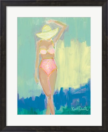 Framed Sunbather Series:  Summer Sway Print