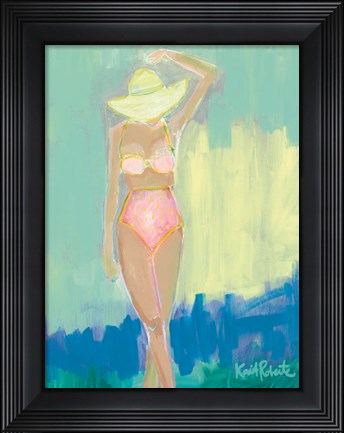 Framed Sunbather Series:  Summer Sway Print